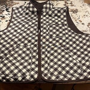 NorthCrest Classic Checkered Reversible Quilted Vest